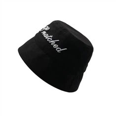 barret de galleda de cotó amb logotip personalitzat brodat en 3D