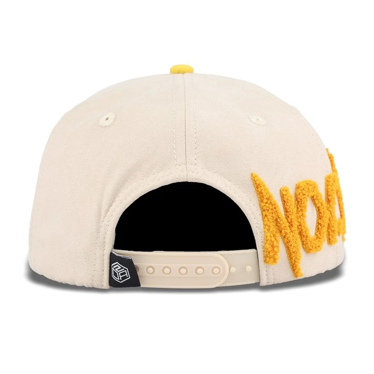 Bright Yellow Towel Embroidery Logo Baseball Cap