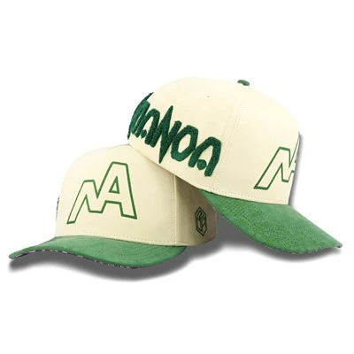 Tapa de beisbol de brodat de tovalloles verdes