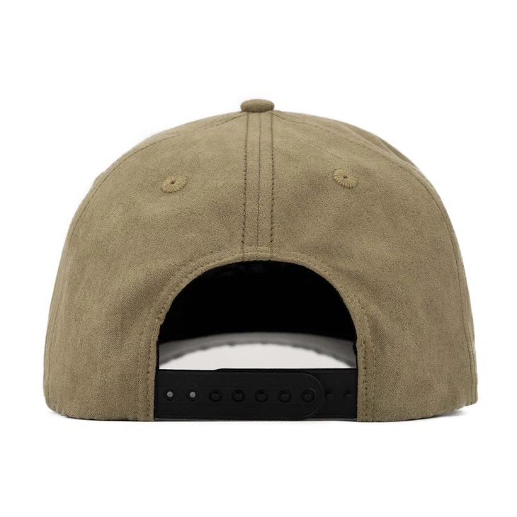 TCAP Customize Premier Suede Green Embroidered Logo Snapback Baseball Cap