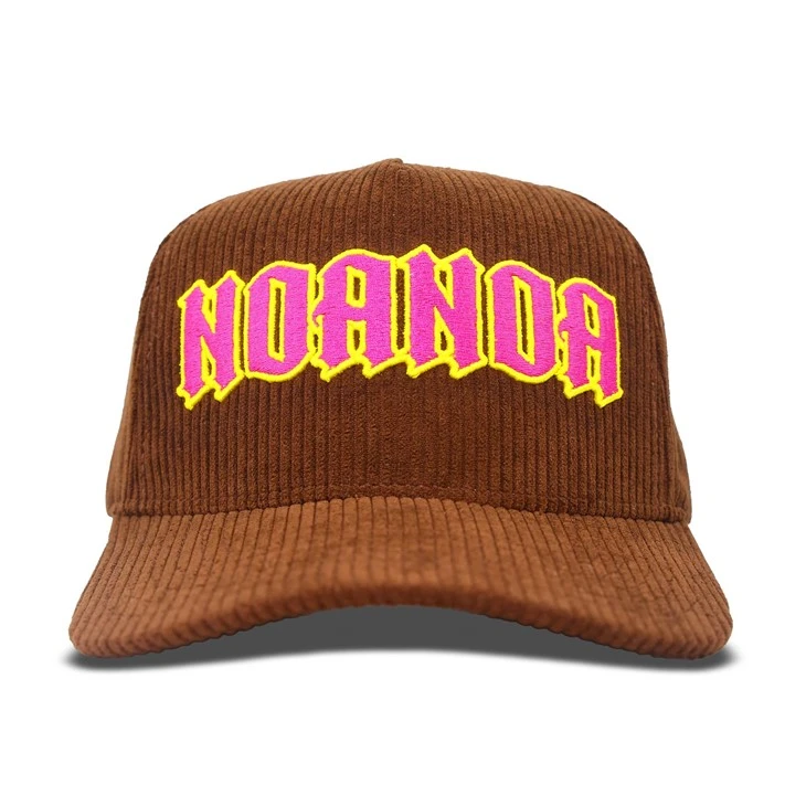 Versatile Brown Corduroy Baseball Cap